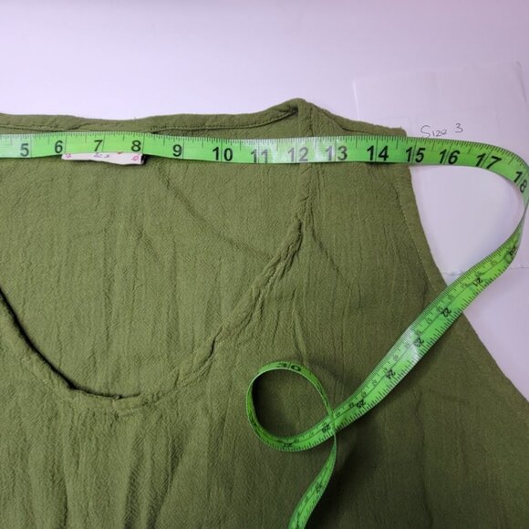 Cotton Sleeveless Long Dress Loose Fitting - Size 1, Size 3 - Picture 12 of 13